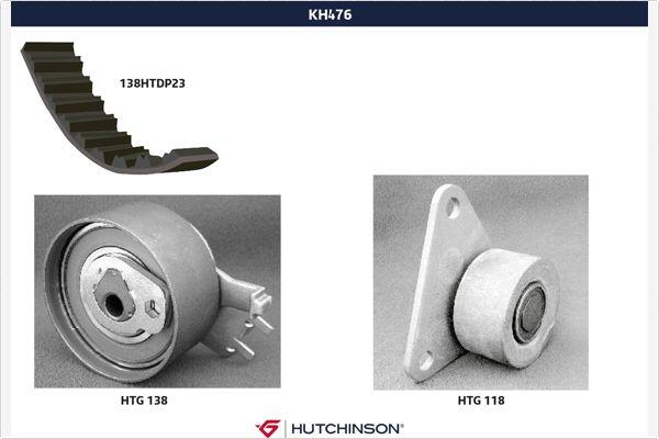 Hutchinson KH 476 - Zobsiksnas komplekts www.autospares.lv