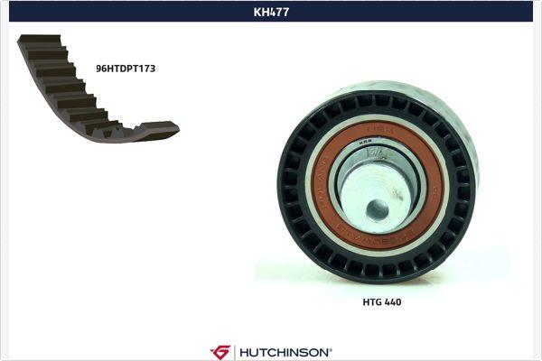 Hutchinson KH 477 - Timing Belt Set www.autospares.lv