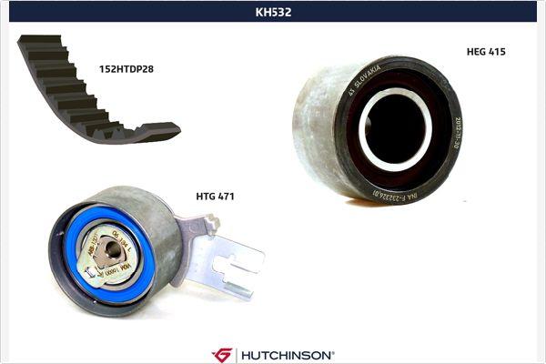 Hutchinson KH 532 - Zobsiksnas komplekts autospares.lv