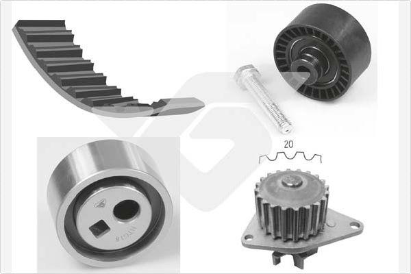 Hutchinson KH 04WP05 - Ūdenssūknis + Zobsiksnas komplekts autospares.lv