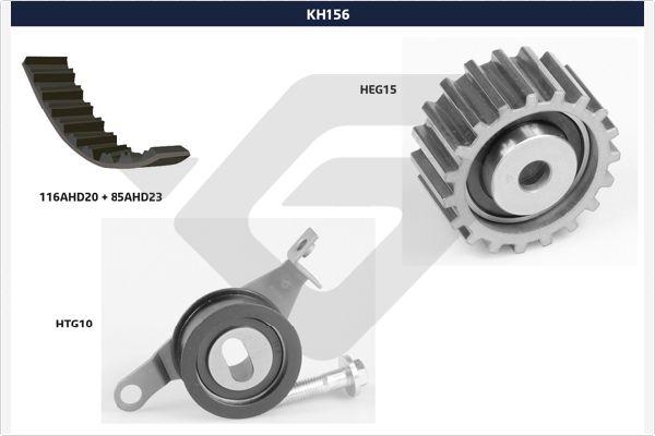 Hutchinson KH 156 - Timing Belt Set www.autospares.lv