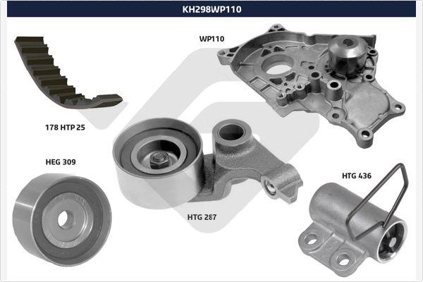 Hutchinson KH 298WP110 - Ūdenssūknis + Zobsiksnas komplekts www.autospares.lv