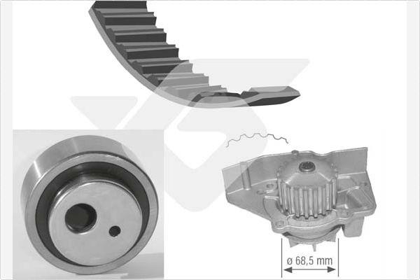 Hutchinson KH 25WP12 - Water Pump & Timing Belt Set www.autospares.lv