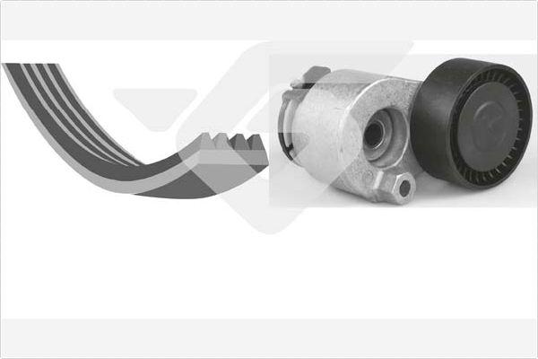 Hutchinson KHV 164 - Поликлиновый ременный комплект www.autospares.lv