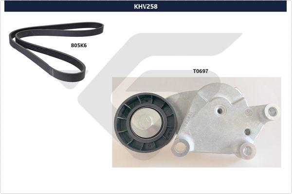 Hutchinson KHV 258 - Ķīļrievu siksnu komplekts autospares.lv