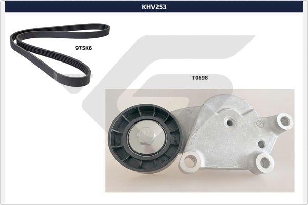 Hutchinson KHV 253 - V-Ribbed Belt Set www.autospares.lv