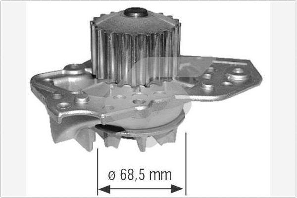 Hutchinson WP09 - Водяной насос www.autospares.lv