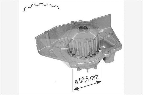 Hutchinson WP0011V - Ūdenssūknis www.autospares.lv