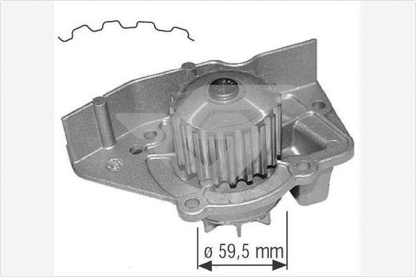 Hutchinson WP0027V - Ūdenssūknis www.autospares.lv