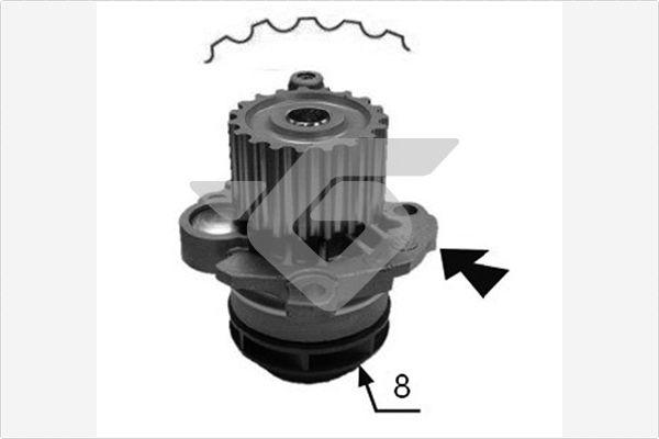 Hutchinson WP0079V - Water Pump www.autospares.lv