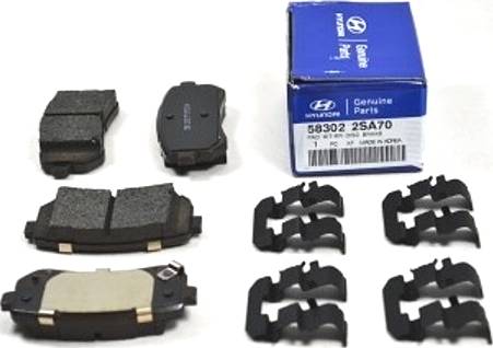 Hyundai 58302-2SA70 - Brake Pad Set, disc brake www.autospares.lv