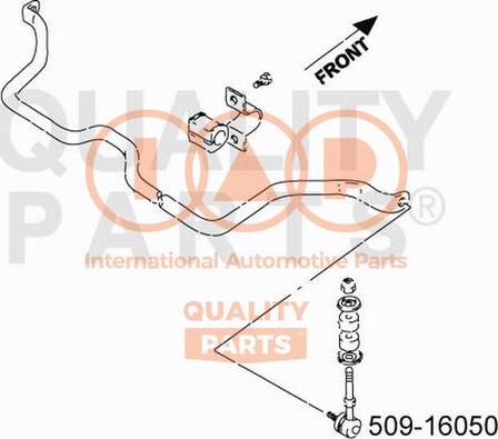 IAP QUALITY PARTS 509-16050 - Stiepnis / Atsaite, Stabilizators autospares.lv