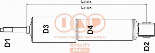 IAP QUALITY PARTS 504-09071 - Shock Absorber www.autospares.lv