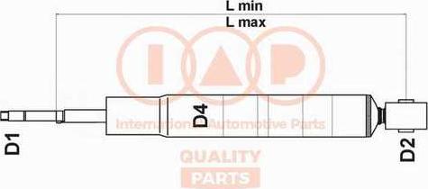 IAP QUALITY PARTS 504-17197 - Amortizators www.autospares.lv