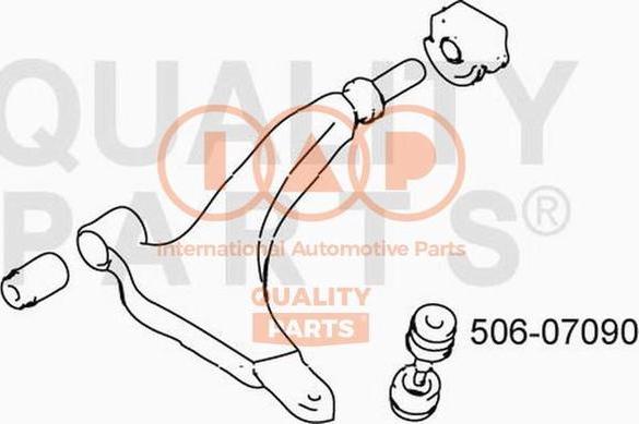 IAP QUALITY PARTS 506-07090 - Balst / Virzošais šarnīrs www.autospares.lv