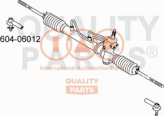 IAP QUALITY PARTS 604-06012 - Stūres šķērsstiepņa uzgalis www.autospares.lv