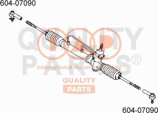 IAP QUALITY PARTS 604-07090 - Stūres šķērsstiepņa uzgalis www.autospares.lv