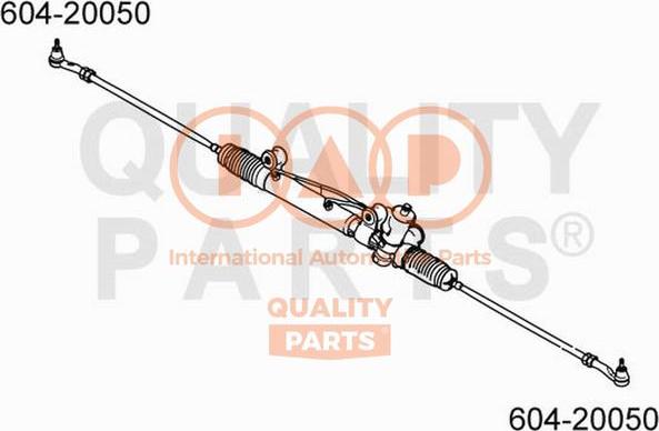 IAP QUALITY PARTS 604-20050 - Tie Rod End www.autospares.lv