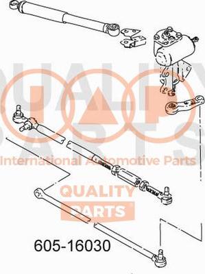 IAP QUALITY PARTS 605-16030 - Рулевая тяга www.autospares.lv