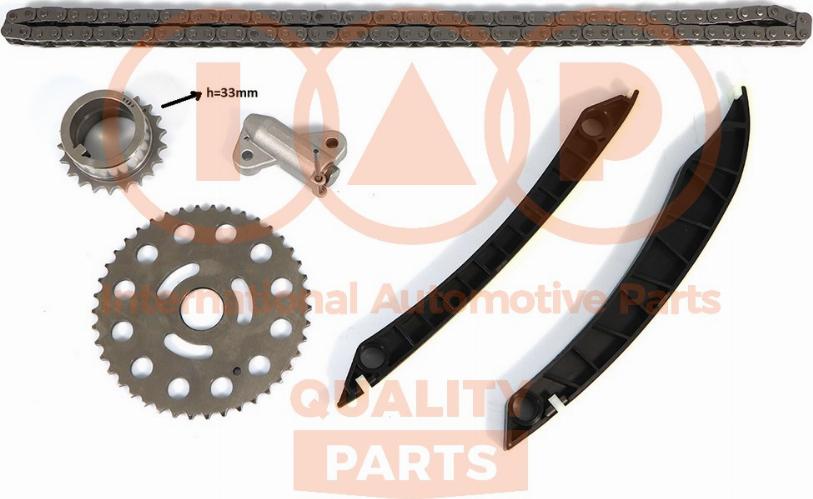 IAP QUALITY PARTS 127-13116K - Sadales vārpstas piedziņas ķēdes komplekts autospares.lv