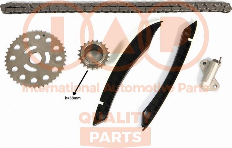 IAP QUALITY PARTS 127-13117KP - Sadales vārpstas piedziņas ķēdes komplekts autospares.lv