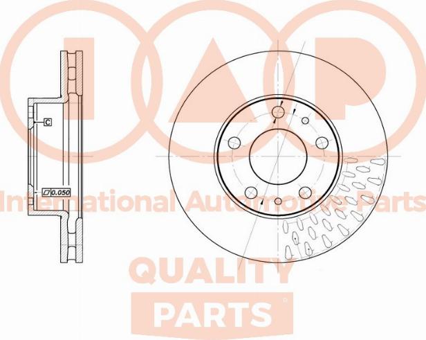 IAP QUALITY PARTS 709-08030 - Bremžu diski autospares.lv