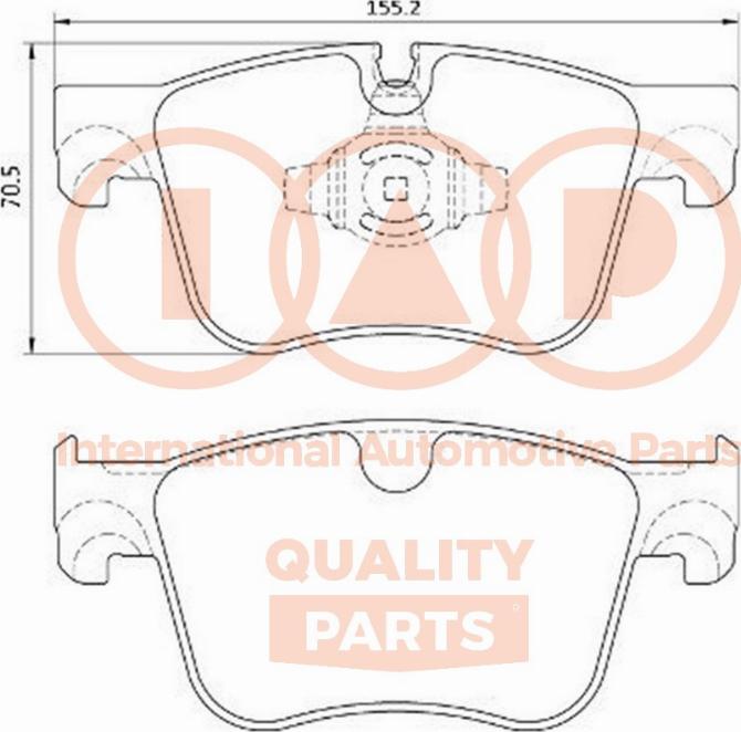 IAP QUALITY PARTS 704-52030P - Bremžu uzliku kompl., Disku bremzes autospares.lv