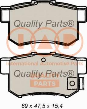 IAP QUALITY PARTS 704-06097 - Bremžu uzliku kompl., Disku bremzes autospares.lv