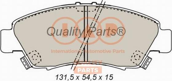 IAP QUALITY PARTS 704-06014 - Bremžu uzliku kompl., Disku bremzes autospares.lv