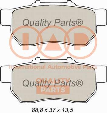 IAP QUALITY PARTS 704-06016 - Bremžu uzliku kompl., Disku bremzes www.autospares.lv