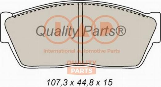 IAP QUALITY PARTS 704-06011 - Bremžu uzliku kompl., Disku bremzes autospares.lv