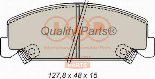 IAP QUALITY PARTS 704-06018 - Bremžu uzliku kompl., Disku bremzes autospares.lv