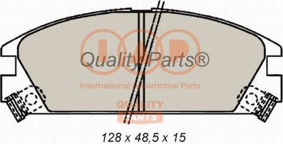 IAP QUALITY PARTS 704-06030 - Bremžu uzliku kompl., Disku bremzes www.autospares.lv