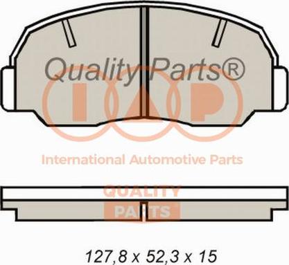 IAP QUALITY PARTS 704-03020 - Bremžu uzliku kompl., Disku bremzes www.autospares.lv