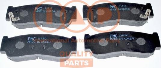 IAP QUALITY PARTS 704-07089 - Brake Pad Set, disc brake www.autospares.lv