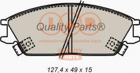 IAP QUALITY PARTS 704-07020X - Bremžu uzliku kompl., Disku bremzes autospares.lv