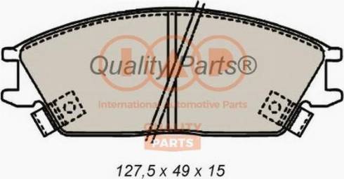 IAP QUALITY PARTS 704-07070X - Bremžu uzliku kompl., Disku bremzes autospares.lv