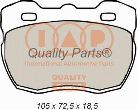 IAP QUALITY PARTS 704-14031X - Bremžu uzliku kompl., Disku bremzes autospares.lv