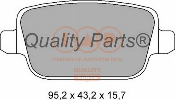 IAP QUALITY PARTS 704-14073 - Bremžu uzliku kompl., Disku bremzes autospares.lv