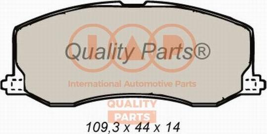 IAP QUALITY PARTS 704-16065 - Bremžu uzliku kompl., Disku bremzes autospares.lv