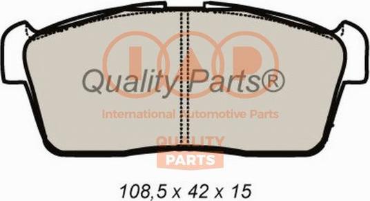 IAP QUALITY PARTS 704-16080X - Bremžu uzliku kompl., Disku bremzes autospares.lv