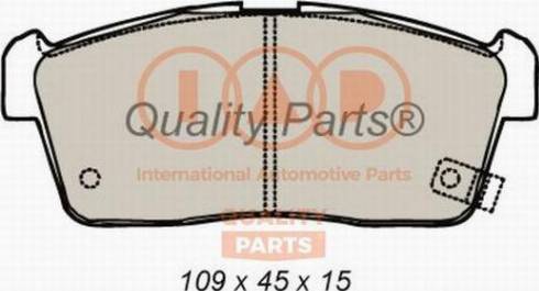 IAP QUALITY PARTS 704-16076X - Bremžu uzliku kompl., Disku bremzes autospares.lv