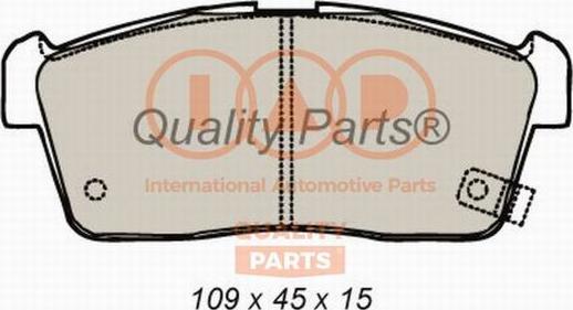 IAP QUALITY PARTS 704-16076 - Bremžu uzliku kompl., Disku bremzes www.autospares.lv