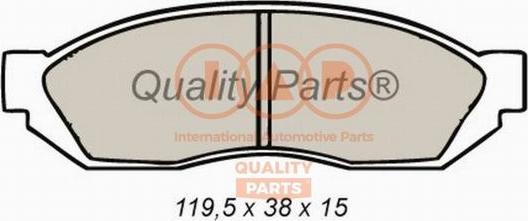 IAP QUALITY PARTS 704-16070 - Bremžu uzliku kompl., Disku bremzes autospares.lv