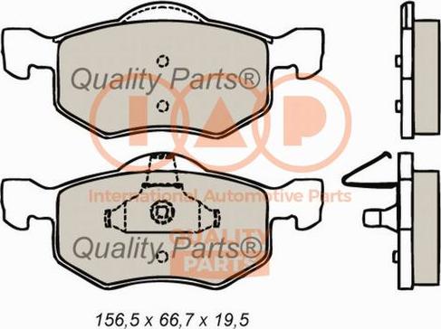 IAP QUALITY PARTS 704-11090 - Bremžu uzliku kompl., Disku bremzes autospares.lv