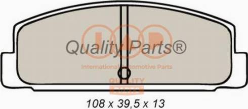 IAP QUALITY PARTS 704-11026X - Bremžu uzliku kompl., Disku bremzes www.autospares.lv