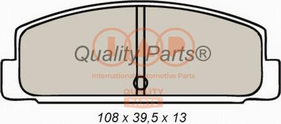 IAP QUALITY PARTS 704-11026 - Bremžu uzliku kompl., Disku bremzes www.autospares.lv