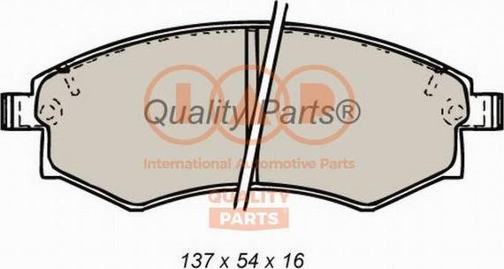 IAP QUALITY PARTS 704-18020 - Bremžu uzliku kompl., Disku bremzes www.autospares.lv