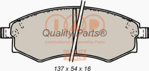 IAP QUALITY PARTS 704-18023G - Bremžu uzliku kompl., Disku bremzes www.autospares.lv