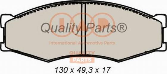 IAP QUALITY PARTS 704-13040 - Bremžu uzliku kompl., Disku bremzes www.autospares.lv